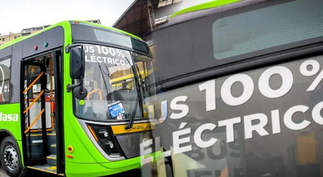 Buses 100% eléctricos ahora con nuevas rutas de ATU