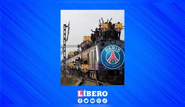 Los hinchas del Barcelona apoyaron al PSG por Luis Enrique