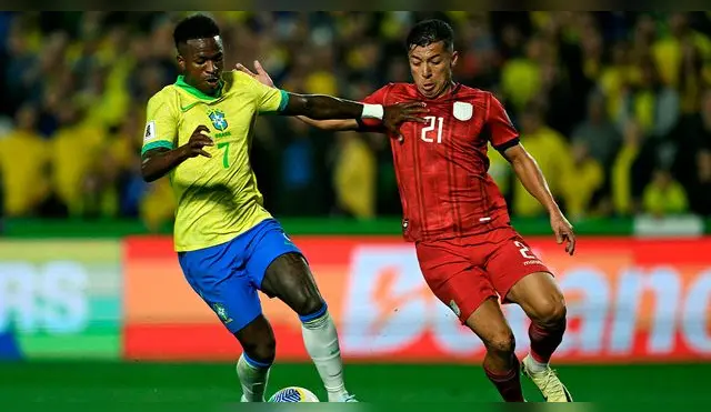 Ecuador y Brasil juegan este jueves por la fecha 15 de las Eliminatorias sudamericanas 2026.
