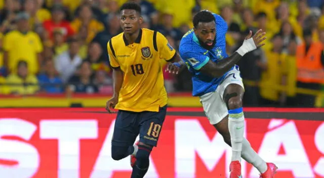 Ecuador vs. Brasil juegan EN VIVO HOY por la fecha 15 de las Eliminatorias sudamericanas 2026.