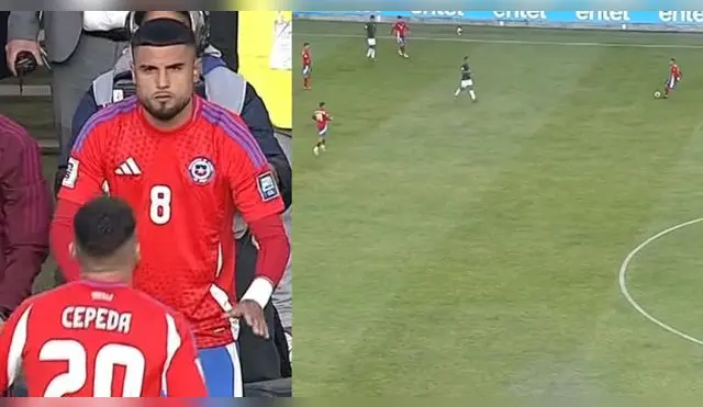 Rodrigo Ureña tuvo sus primeros minutos con la selección chilena.