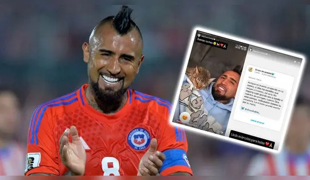 Arturo Vidal reaccionó a la eliminación de Chile al Mundial 2026.