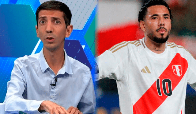 Sergio Peña fue duramente criticado por el 'Flaco' Granda durante el empate de la selección peruana.