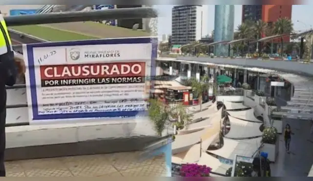 Municipalidad de Miraflores anuncia clausura de Larcomar Municipalidad de Miraflores anuncia clausura de Larcomar