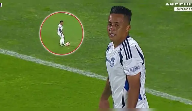 Christian Cueva marcó su primer gol con Emelec.