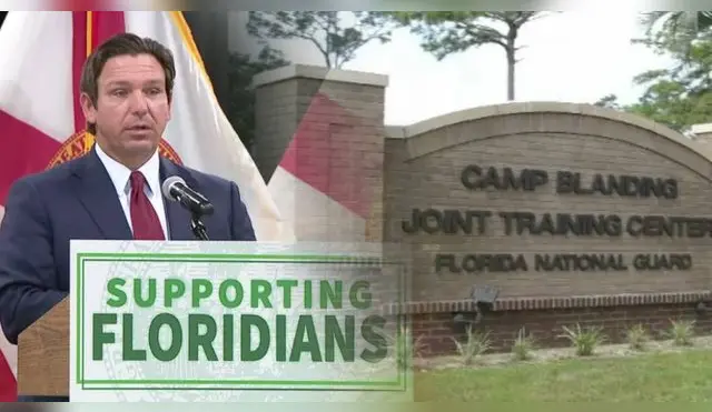 DeSantis confirmó planes para un nuevo centro de detención de ICE.