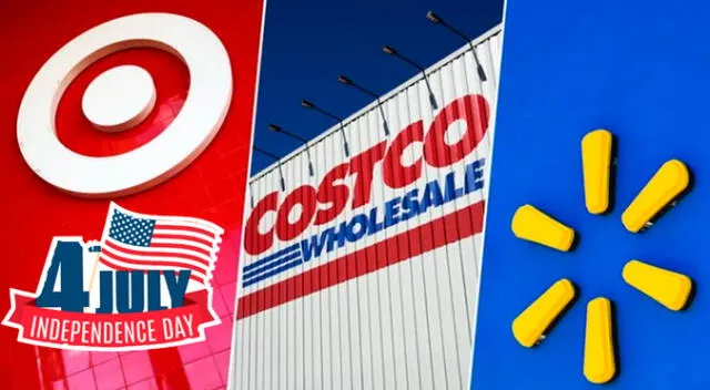 Horario especial de Walmart, Costco, Target y otros supermercados el 4 de julio.