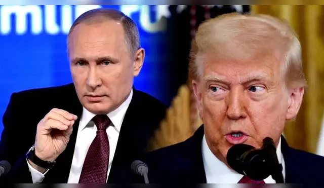 Trump pidió paz en Ucrania, pero Putin se negó.
