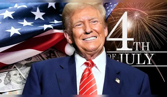 Trump celebra la victoria del 'Big Beautiful Bill' este 4 de julio.