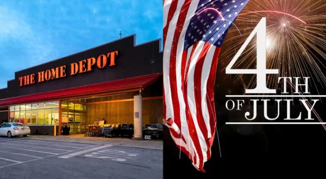 Horario de atención de Home Depot para el 4 de julio.