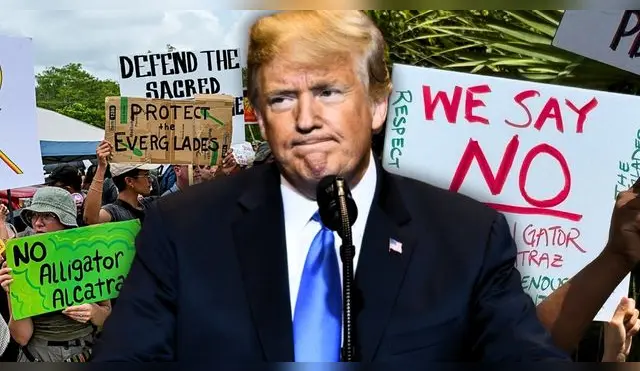 Florida no está conforme con la mega prisión aprobada por Trump.