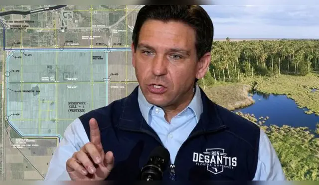 En Florida, Ron DeSantis inauguró una mega obra en beneficio de los Everglades.