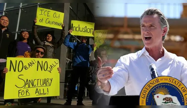 Gavin Newsom se opone al uso de la Guardia Nacional federal en California.
