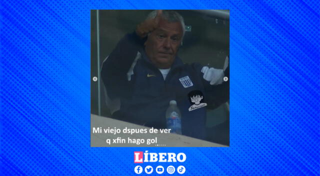 La reacción de los blanquiazules al ver el gol de Ceppelini.