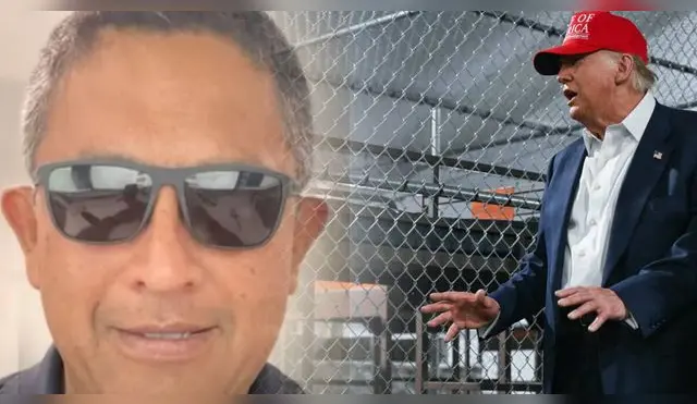 Periodista peruano denuncia mal trato en 'Alligator Alcatraz'.