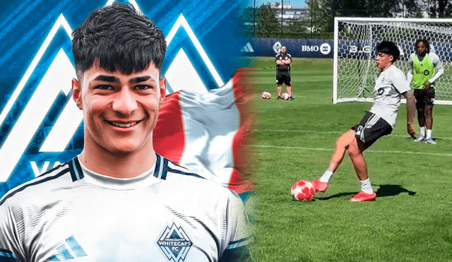 Kenji Cabrera destacó en su primer entrenamiento con Vancouver Whitecaps.