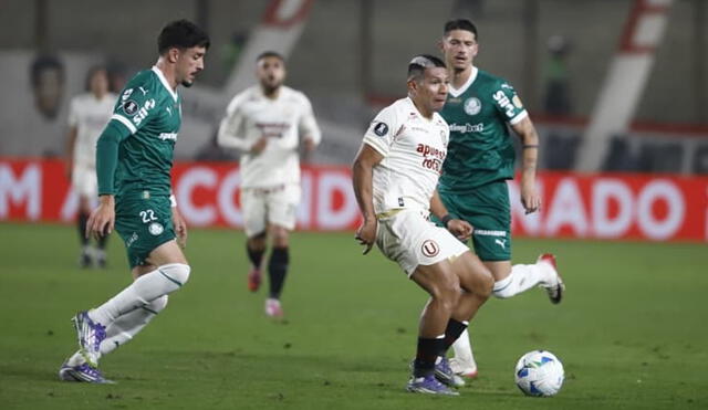 Universitario vs. Palmeiras juegan por la ida de octavos de final de la Copa Libertadores 2025.
