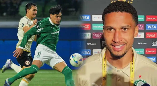 Futbolista de Palmeiras habló tras la igualdad ante Universitario en Brasil