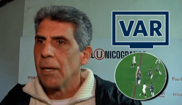 Álvaro Barco tuvo firme opinión del VAR tras gol anulado a Universitario ante Alianza Lima.
