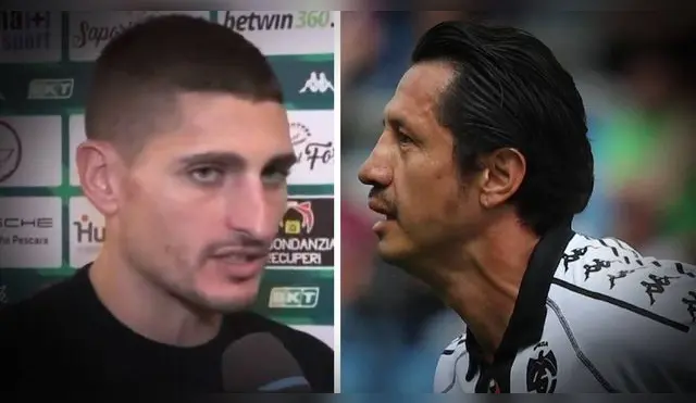 Marco Verratti confesó charla con el delantero de Spezia, Gianluca Lapadula