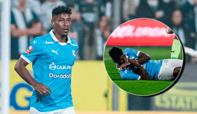 Miguel Araujo se lesionó la muñeca en el empate de Sporting Cristal ante Alianza Lima.