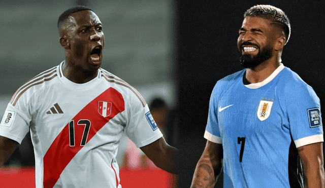 Estas serán las alineaciones de Perú y Uruguay para el partido por la fecha 17 de las Eliminatorias 2026.