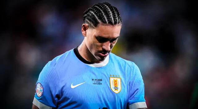 Darwin Núñez es baja en el Uruguay vs Perú por Eliminatorias 2026.