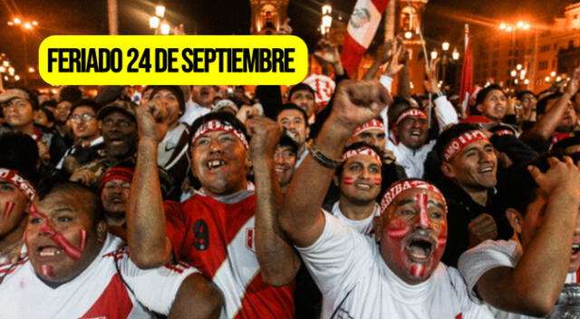 Confirman feriado no laborable para el miércoles 24 de septiembre en Perú