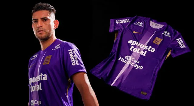 Alianza Lima presentó su nueva camiseta Blanquimorada para octubre.