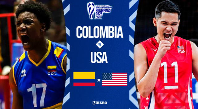 Colombia y Estados Unidos juegan por el Mundial de Vóley Masculino 2025.