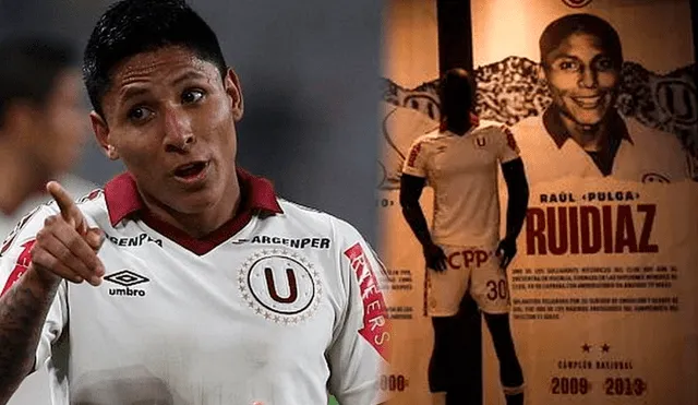 Universitario decidió quitar a Raúl Ruidíaz del museo del club y se reveló por qué lo hizo.