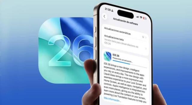 Fecha de llegada del iOS 26 a Apple y qué modelos de iPhone son compatibles con nuevo sistema operativo.