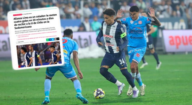 Prensa chilena no perdonó a Alianza Lima y lo calificó públicamente.