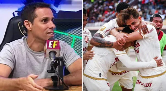 Carlos Orejuela totalmente rendido ante el nivel de un futbolista de Universitario