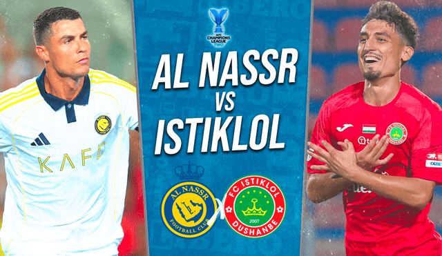 Con Cristiano Ronaldo, Al Nassr mide fuerzas con Istiklol por la AFC Champions League Two 2025-26. Con Cristiano Ronaldo, Al Nassr mide fuerzas con Istiklol por la AFC Champions League Two 2025-26.