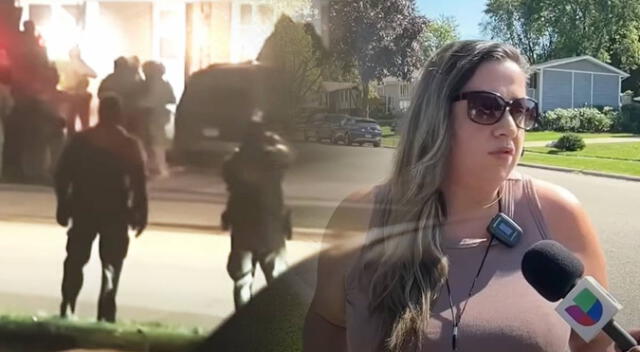 Agentes del ICE ingresaron a una vivienda en Illinois.