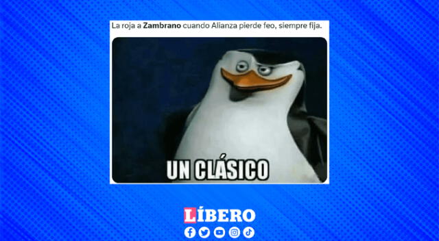 Una roja en el partido de Alianza Lima siempre es un 'clásico' para muchos.