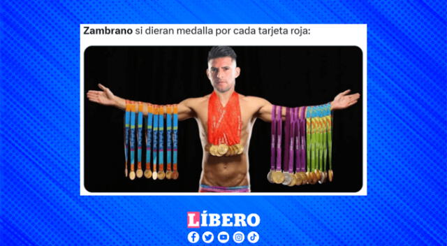 Aseguran que estas son las medallas de Zambrano por cada expulsión.
