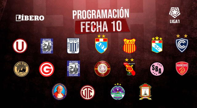 Esta es la programación de la fecha 10 del Clausura 2025.