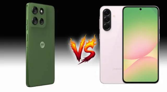 Marcas de Samsung y Motorola compiten por ser las mejores de la gama media.