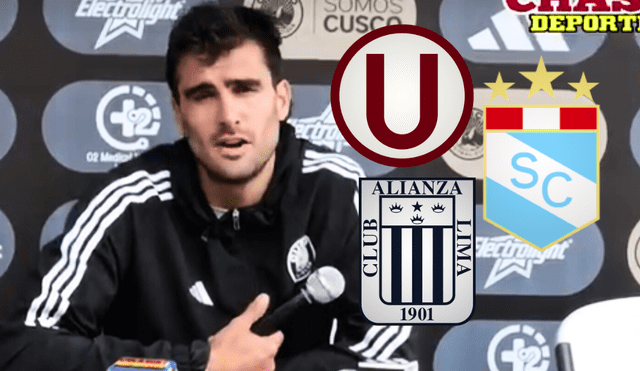 Álvaro Ampuero, jugador de Cusco FC, dio fuerte calificativo a Universitario, Alianza y Cristal tras ser líder de la Liga 1