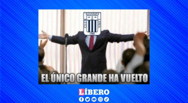 "El único campeón ha vuelto", es la frase viral en redes. "El único campeón ha vuelto", es la frase viral en redes.