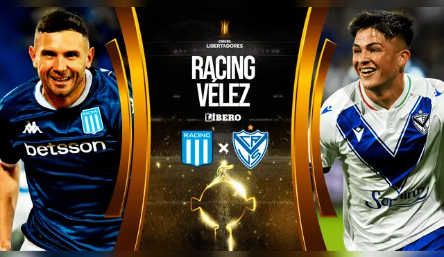 Racing y Vélez Sarsfield definen a uno de los semifinalistas de la Copa Libertadores.