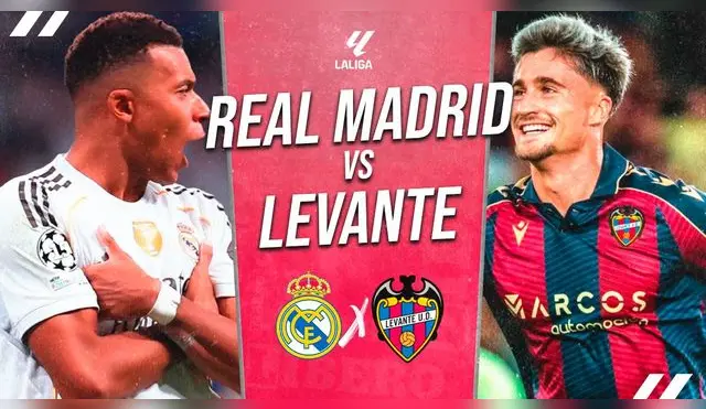 Real Madrid vs. Levante juegan por una nueva fecha de LaLiga