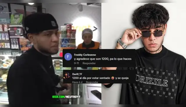 Streamer peruano Neutro afirma que gana 1200 soles al día y se lamenta ya que no le alcanza para nada en Kick.