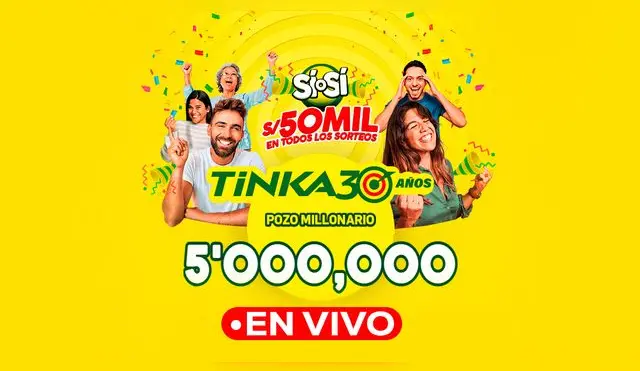Sigue EN VIVO el sorteo de La Tinka de este miércoles 24 de septiembre.