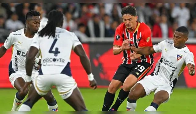 LDU y Sao Paulo definan su pase a la semifinal de la Copa Libertadores 2025