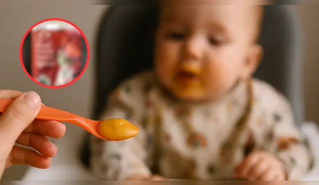 Comida para bebés retirada del mercado por contaminación con plomo.