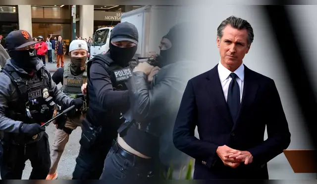 ICE rechaza la nueva ley de Gavin Newsom.