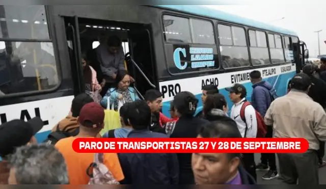 Gremios confirman paro de transportistas el 27 y 28 se septiembre. Gremios confirman paro de transportistas el 27 y 28 se septiembre.